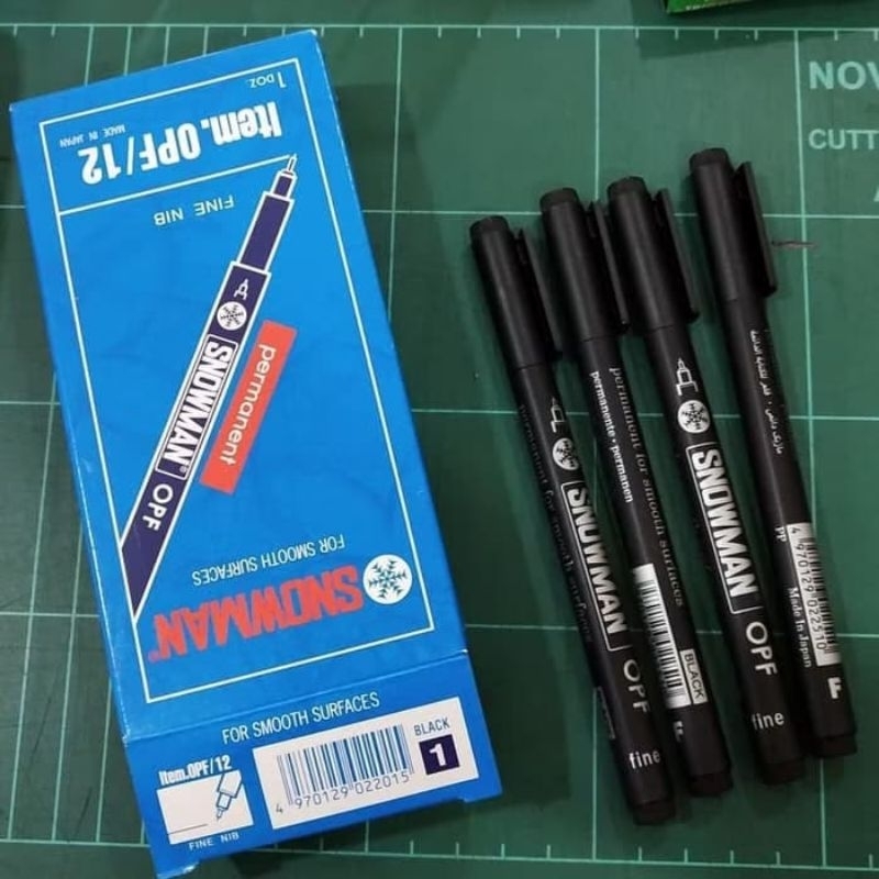 

Pena/Spidol Permanen Ukuran OP F Hitam