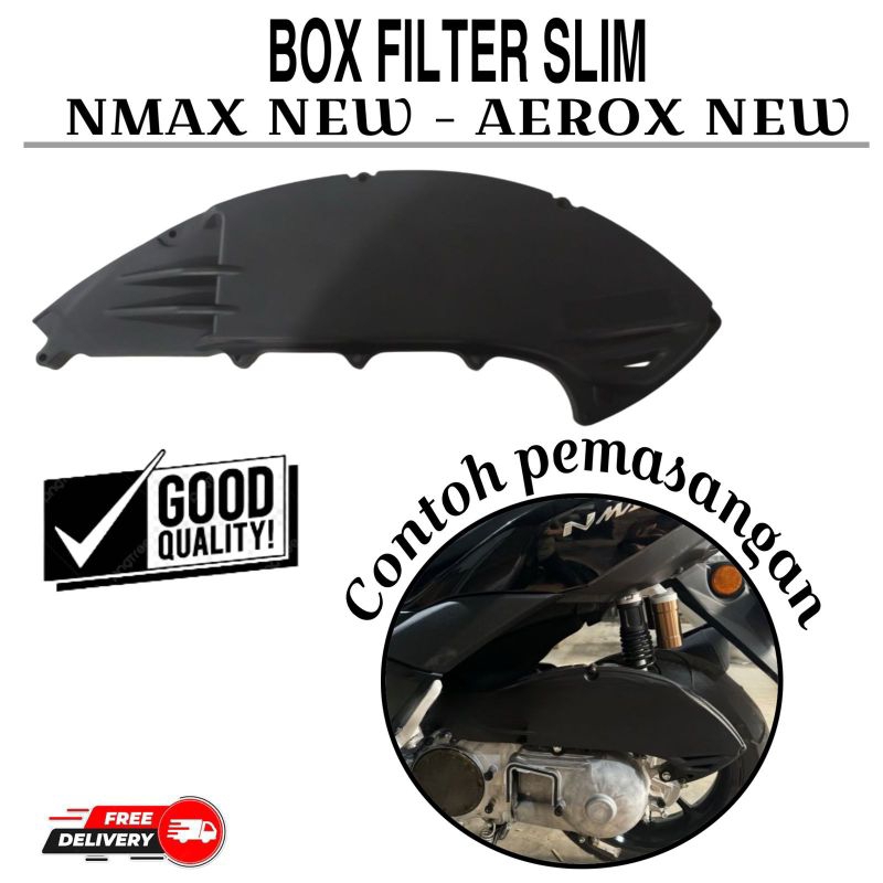 box filter slim NMAX New/Aerox new pnp, box filter NMAX New/Aerox new variasi model slim pnp