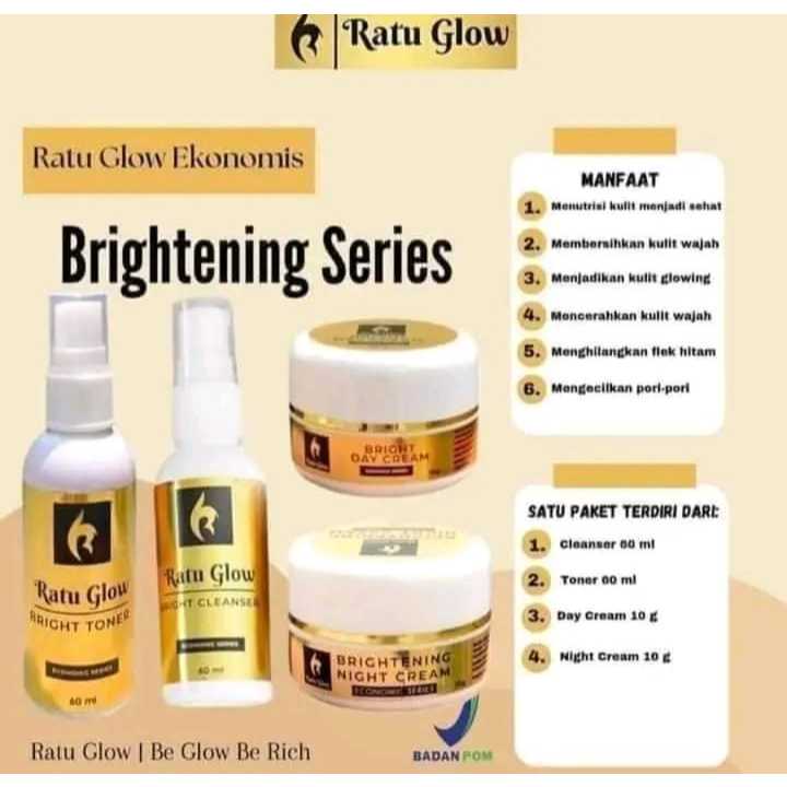 Ratu Glow Skincare Ekonomis BPOM ORIGINAL