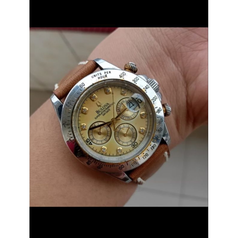 jam bulova daytona original mop dial rare item