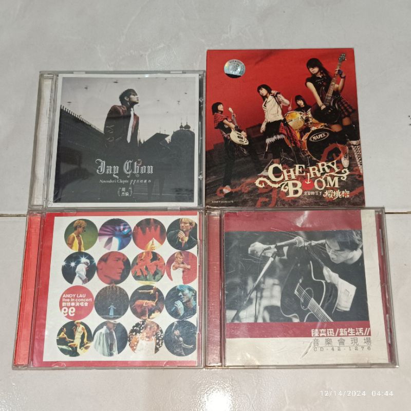 cd Mandarin JAY CHOU-November's Chopin / CHERRY BOOM / ANDY LAU / EASON CHAN