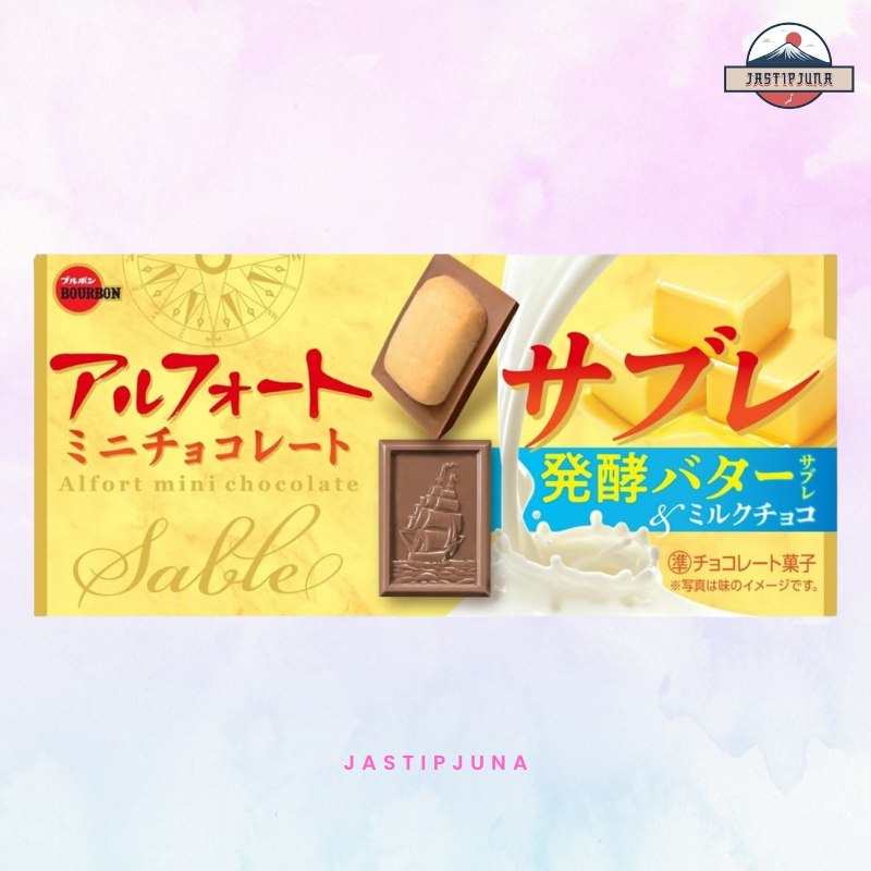 

RB Bourbon Alfort Mini Chocolate Jepang 55gr Morinaga Renyah