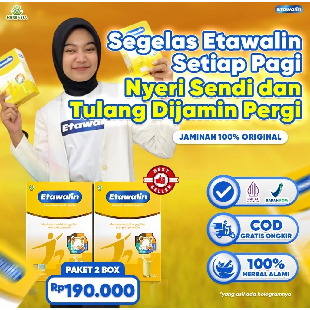 

PROMO TERMURAH!!! Etawalin Susu Etawa Nyeri Sendi Ori 2 Box