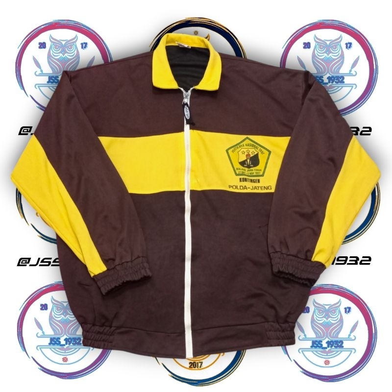 Jaket KONTINGEN POLDA JATENG PERTIKARA NASIONAL 1997 ORIGINAL Murah Retro Vintage Rare Outfit Atasan