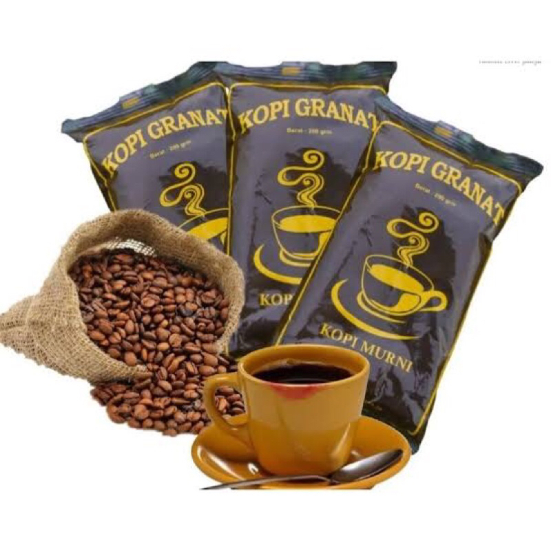 

kopi hitam granat