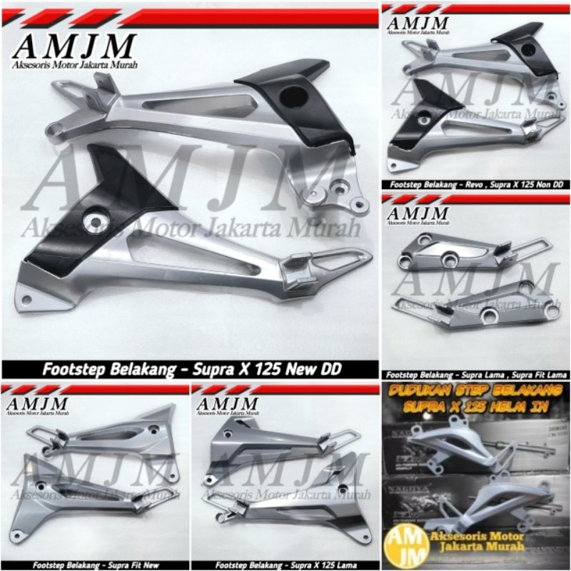Dudukan Step Belakang Supra Supra X Supra X 125 Supra Fit New Supra X 125 Helm In
