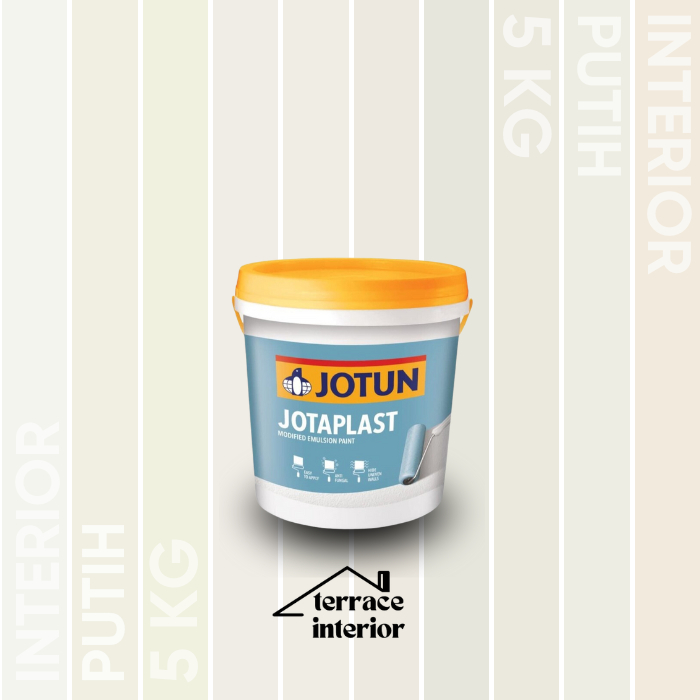 Cat Tembok Jotaplast Jotun warna Putih 5 kg