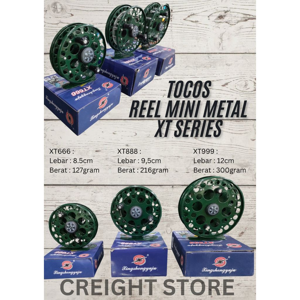 TOCOS, TOKOS/TOKOZ, REEL MINI FULL METAL XT SERIES