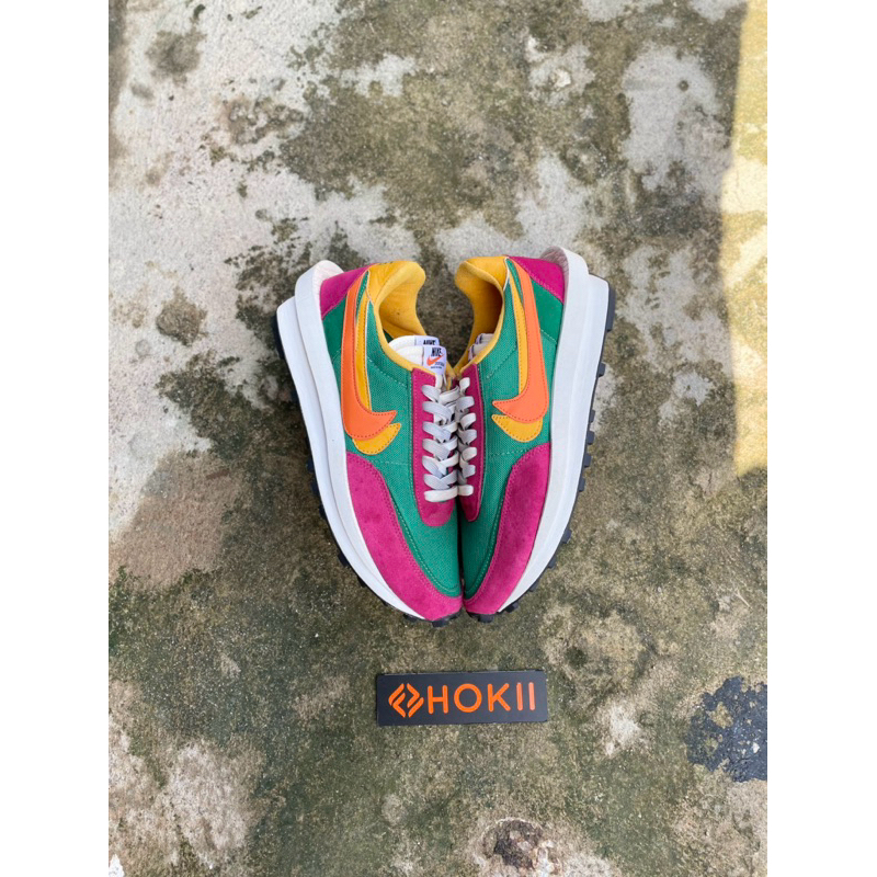 NIKE X SACAI LDWAFFLE “PINE GREEN”