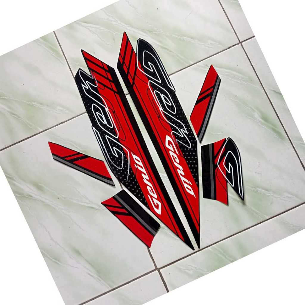 stiker striping honda genio 2021