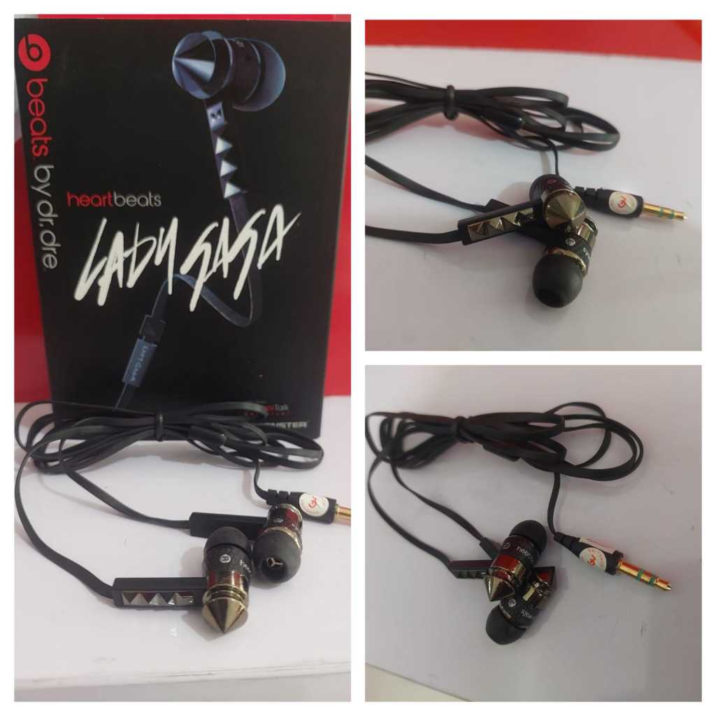 EARPHONE HEART BEATS  LADY GAGA BY DR.DRE