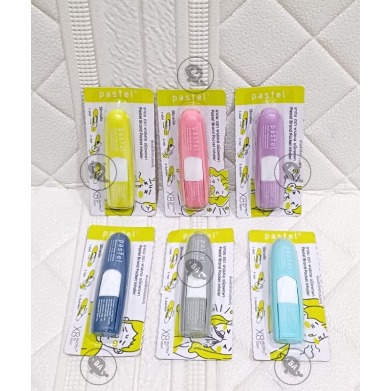 Pastel Pocket Inhaler 2in1 Original Thailand BamBam Lisa BlackPink | CAP PASTEL INHALER