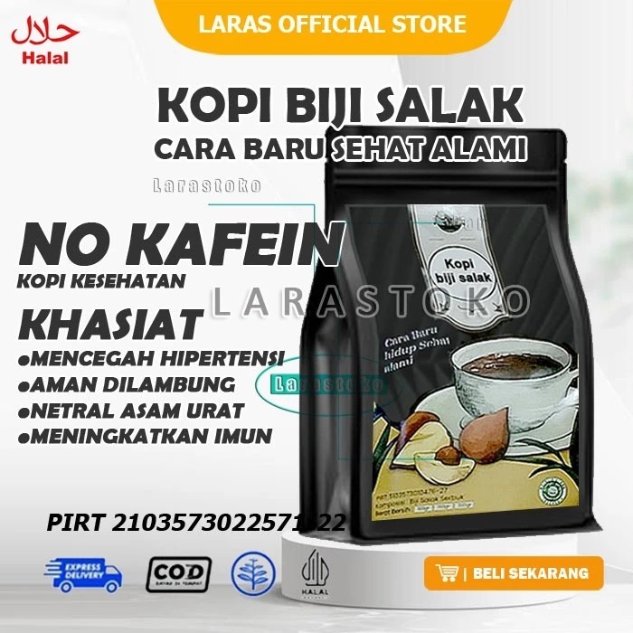 

Kopi Bubuk Biji Salak Non Tanpa Kafein Asli Minuman Sehat Herbal Maag Asam Lambung Urat Hipertensi