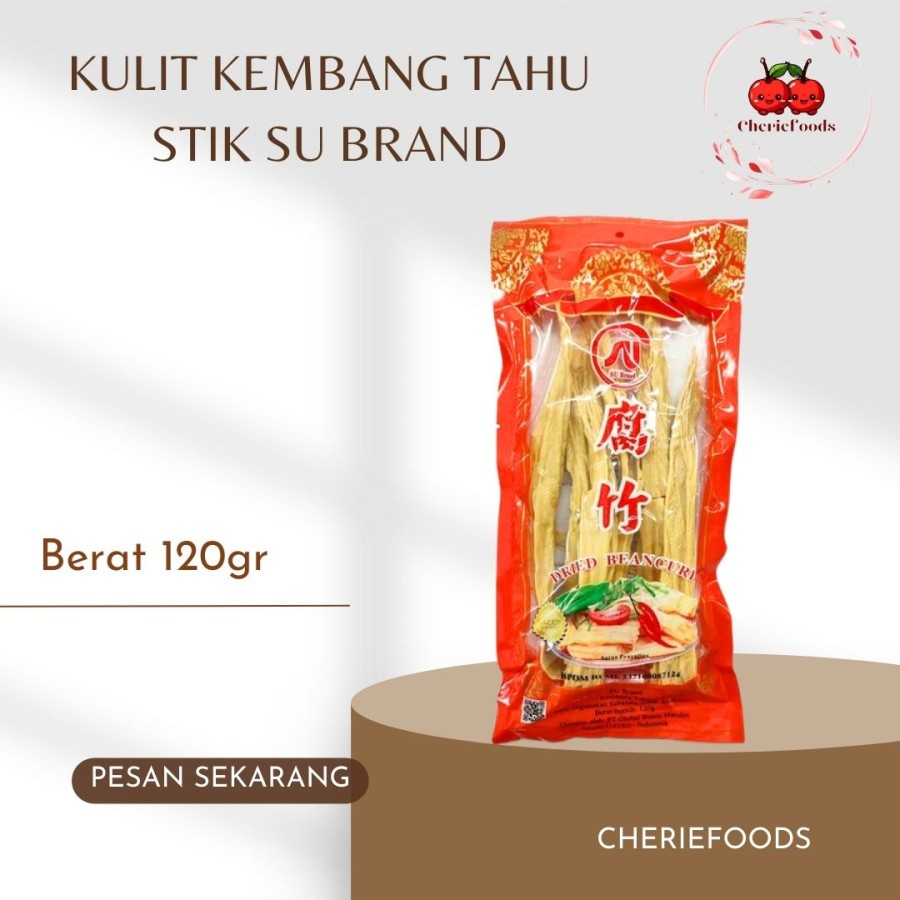 

Kulit Kembang Tahu Kering Dried Beancurd 120 Gr