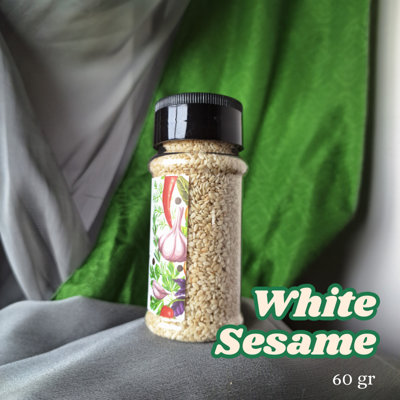 

White Sesame / Biji Wijen Putih 100% Dried Herb Spice Rempah Bubuk