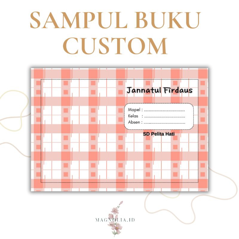 

SAMPUL BUKU CUSTOM 5 LEMBAR