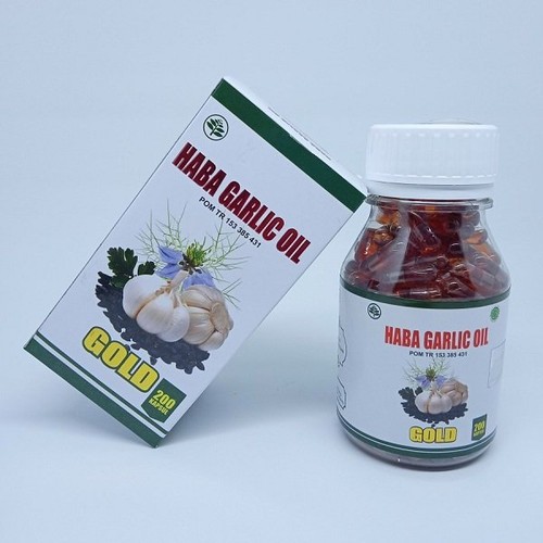 Sauda Garlic Oil Haba Garlic isi 200 Habba Garlic Oil Gold isi 200 kapsul