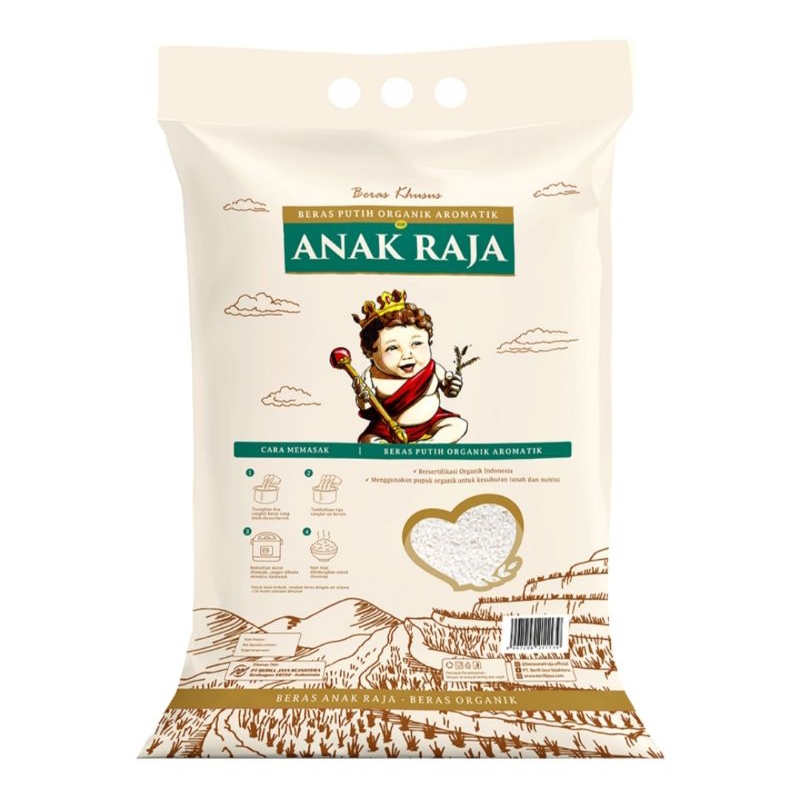 

Anak Raja Beras Organik Aromatik 5 kg