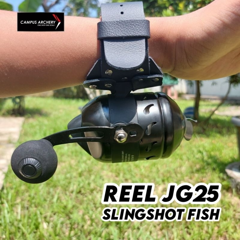 REEL JG25 GULUNGAN KETAPEL PASER IKAN REEL SPINCAST JG25 STAINLESS STEEL