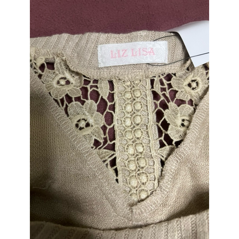 LIZ LISA Cardigan Rajut Kupu-Kupu Bulu Bulu Hangat dan Tebal Model Batwing