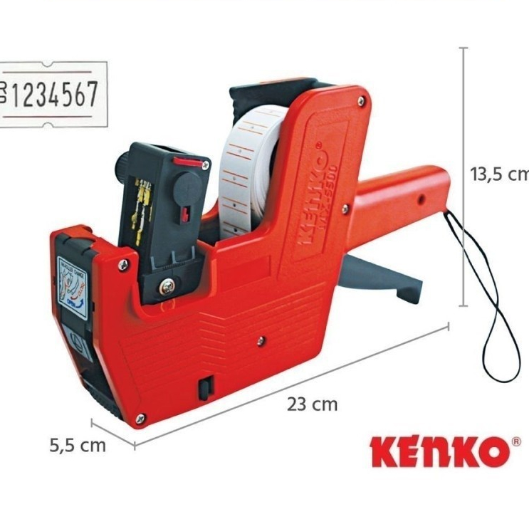 

LABELLER MX-5500 1 BARIS KENKO - MESIN ALAT / KERTAS LABEL 1 BARIS