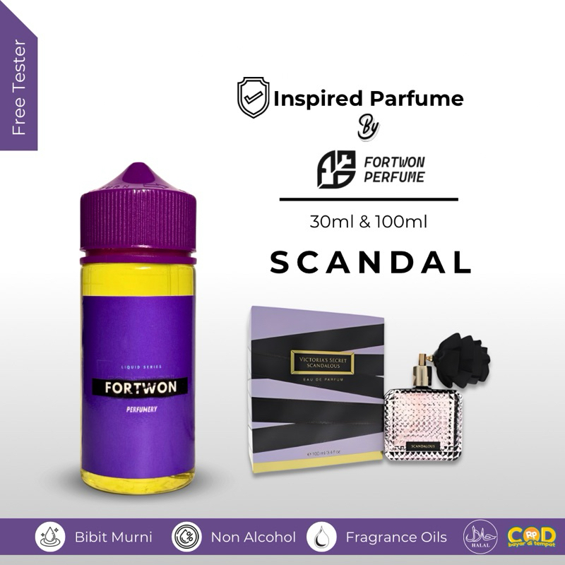 Scandal Parfum Bibit Tetes Wanita Non Alkohol 100ml