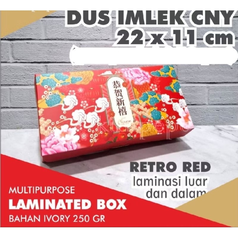 

CNY Box Imlek 22x11 x6cm Box Imlek 2 toples 300gr Box Imlek Dessert Box Box Imlek toples persegi Box Imlek Cookies dus Imlek Kotak Imlek Box Imlek kue brownies Lapis legit
