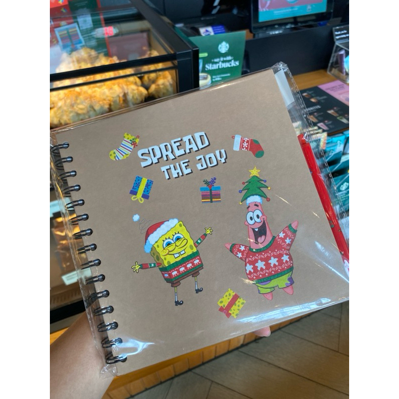 

STARBUCKS NOTEBOOK SPONGEBOB 2024