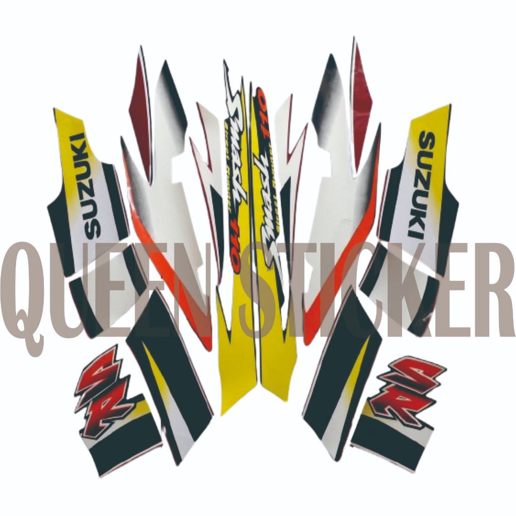 STICKER STRIPPING LIST BODY STANDART SUZUKI SMASH 110 2005