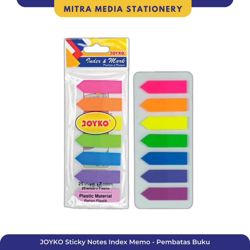 

Pembatas Buku Joyko IM-46 Sticky Notes Index Memo