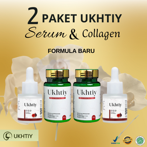 Ukhtiy Serum & Collagen 2 Paket Ukhtiy dan Serum (4pcs)