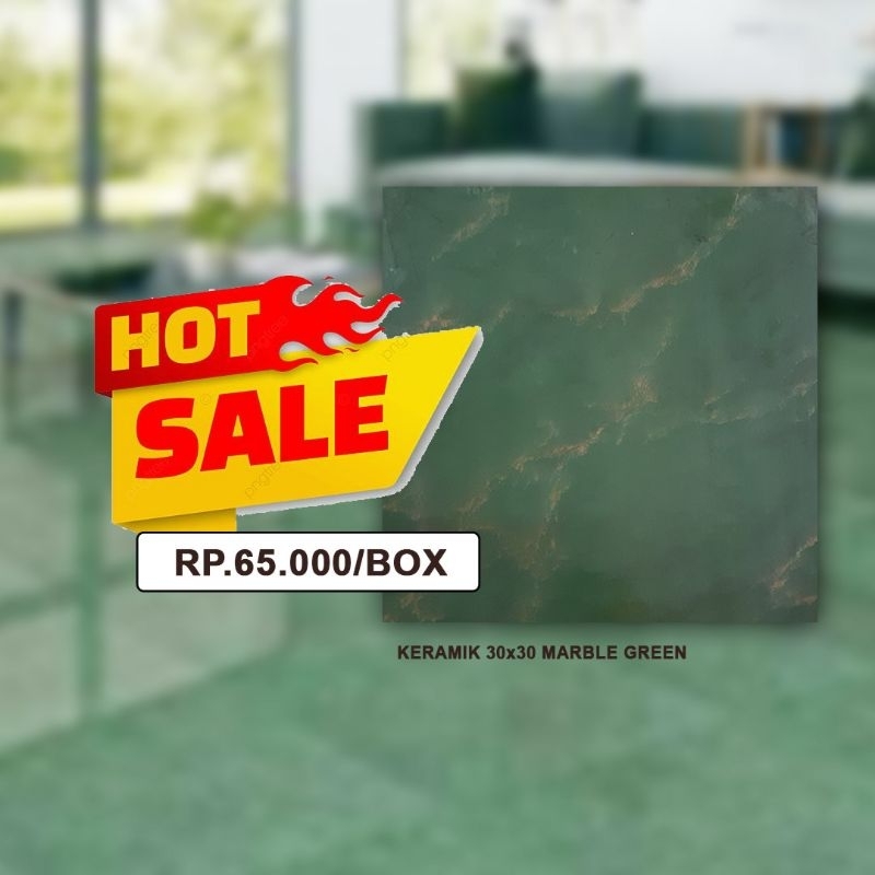 SALE MURAH DINDING KERAMIK HIJAU MARMER GLOSSY 30X30 TEGEL UBIN MARBLE