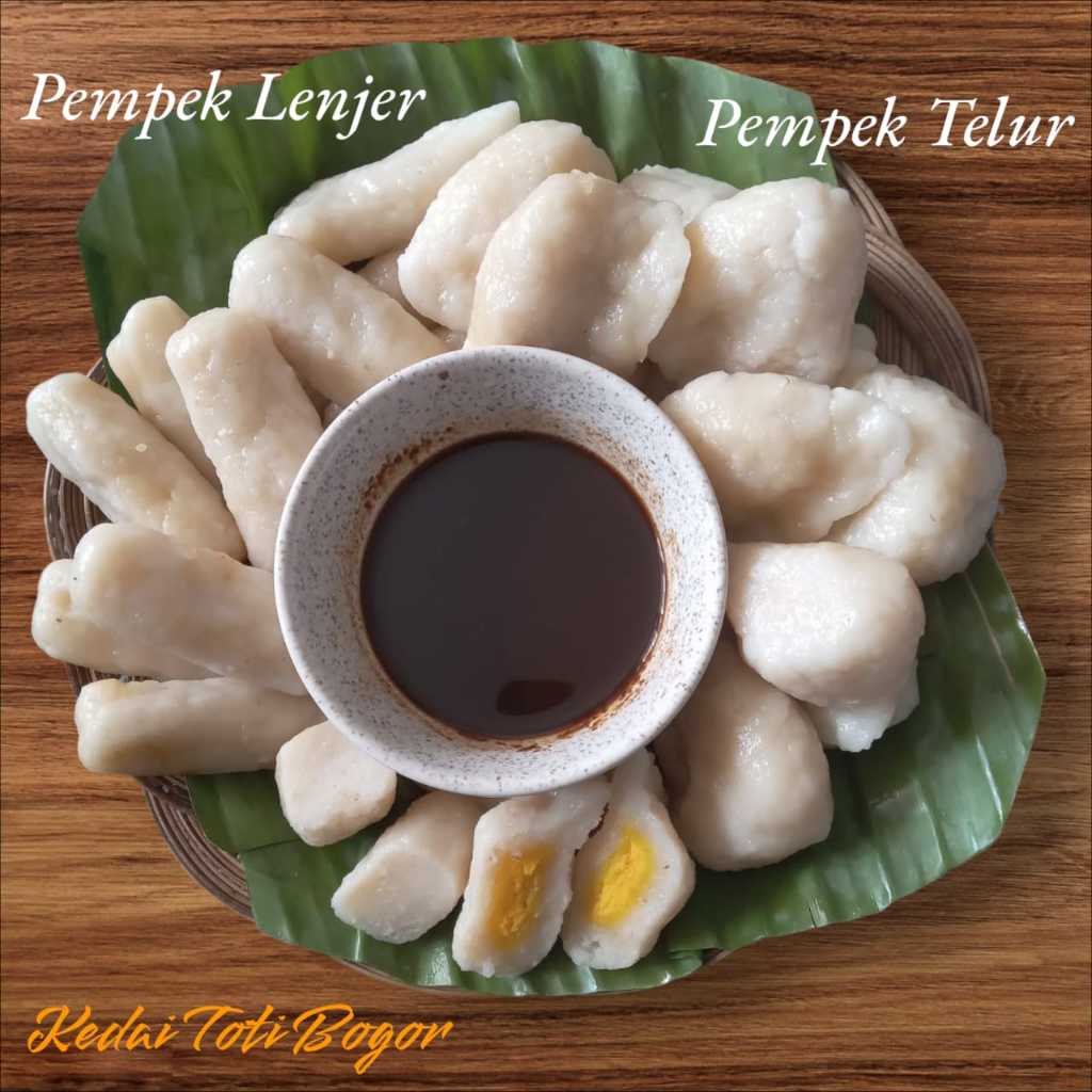 

Pempek Mix Telor Lenjer+Cuko