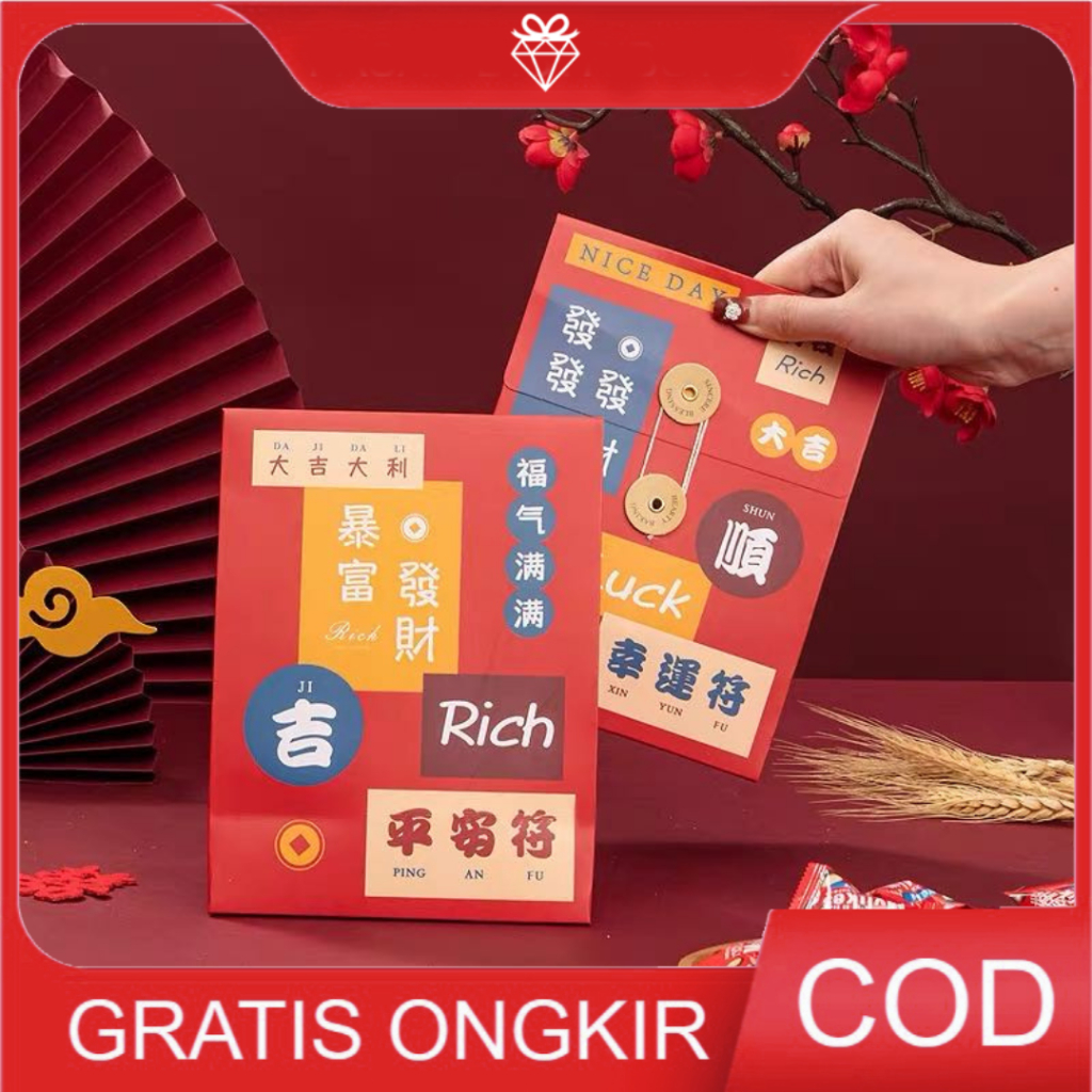 

Giftbox Imlek - Pouch CNY Simple - Kotak Kado Chinese New Year GB240