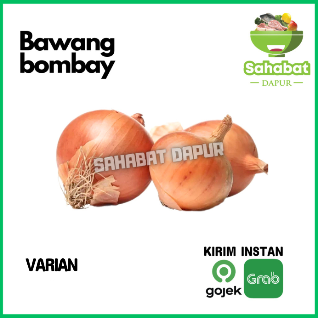 

Bawang Bombay Segar 500gr - Sahabatdapur