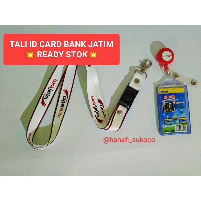 

BANK JATIM tali id card printing Bank Jatim [READY STOK] Lanyard SATUAN