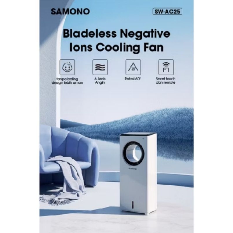 SAMONO COOLING FAN SW-AC25 KIPAS PORTABLE