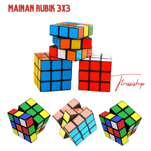 Mainan Anak Rubik Kotak Besar Balok Rubik Pengasah Otak Rubik Kubus 3x3 Kubus Rubik Macaron