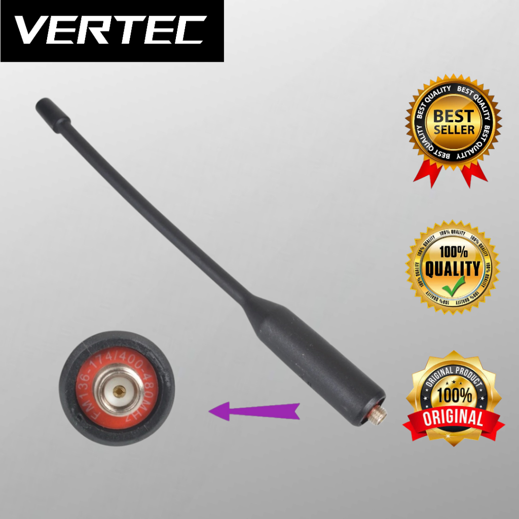 Antena HT Quansheng UVK5 UVK6 Original DualBand Female Helical Compatible Untuk KSUN UV60D TEXAS TX3