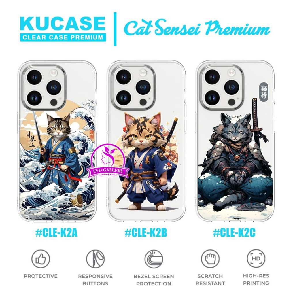Softcase Premium Motif Cat Sensei CLE-K2 Case Google Pixel 10A Google Pixel 5A Google Pixel 10 Googl