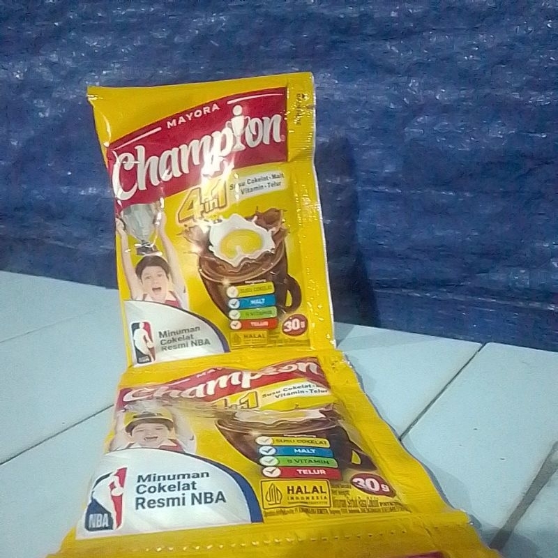 

Mayora Champion Minuman Cokelat Resmi NBA (Karton)