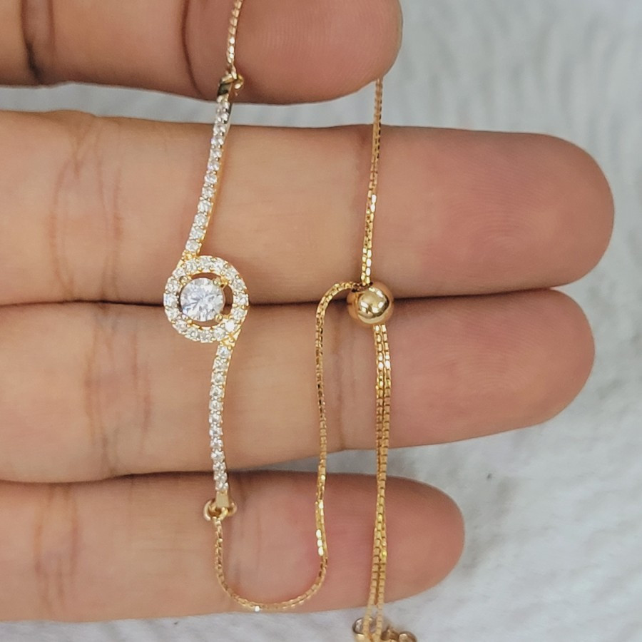 gelang italy santa model mata ad serut lintring emas 70% 700 70 % 16k