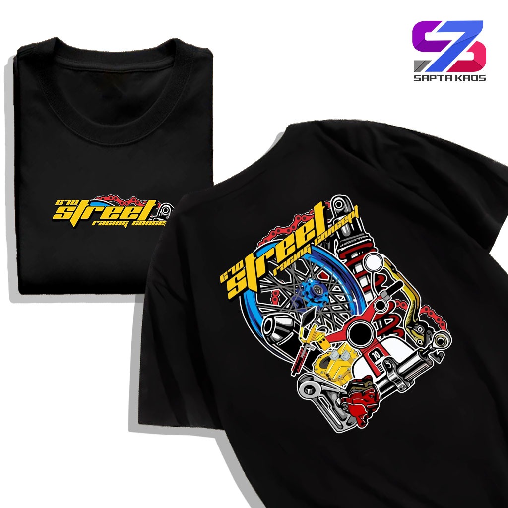 SPT148 KAOS HONDA C70 - T SHIRT C70 - KAOS C70 RACING - KAOS PRIA COD SEHARI JADI