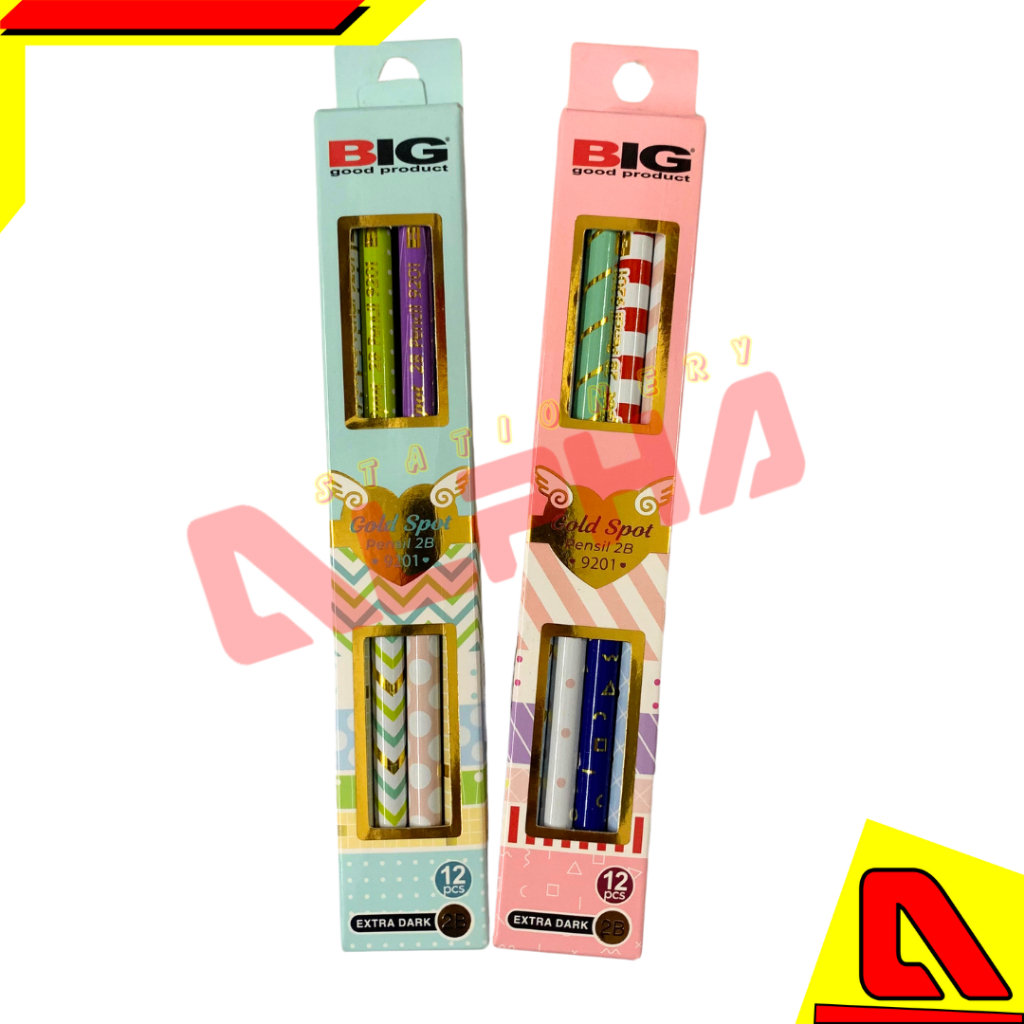 

Pensil Big 2B Gold Spot Pensil Big Gold 9201 Isi 12 Pcs