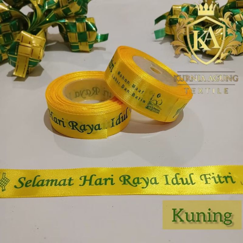 

Pita Satin Selamat Hari Raya Idul Fitri - 1 Meter