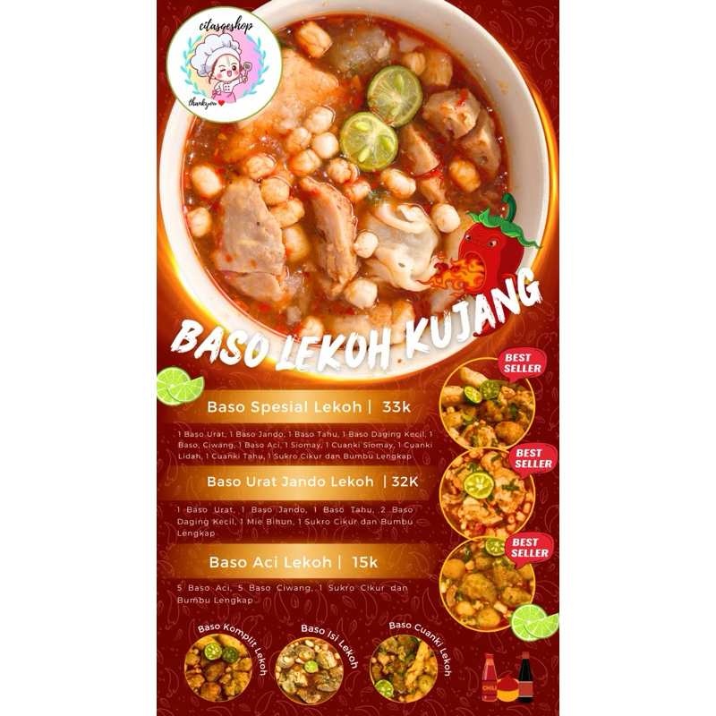 

Baso Lekoh Kujang | Baso Misdaseum khas garut | Ladana Meuni Cengharrrrrrrrr~