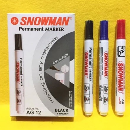 

Spidol permanent snowman AG 12 (1 pcs)