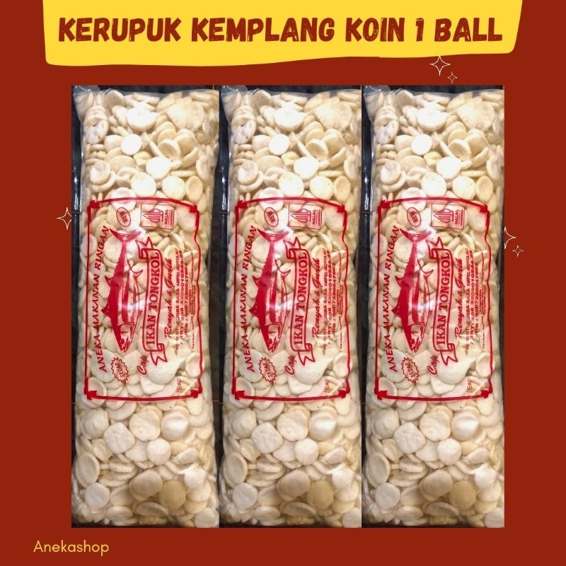 

Kerupuk kemplang koin palembang 1 ball