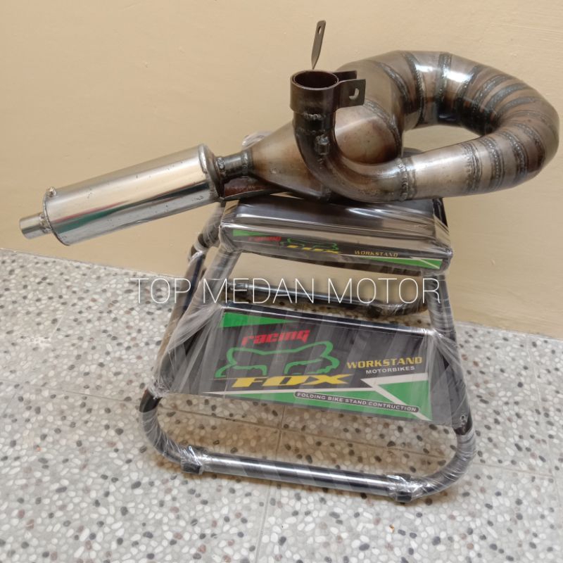 KNALPOT VESPA KANAN PENDEK RACING