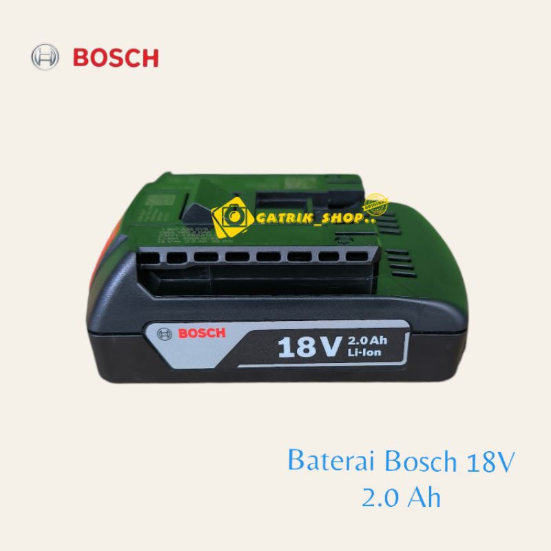 Baterai Bosch 18V 2.0ah Baterai Cordless Bosch 18V Batere Bosch (Ori)